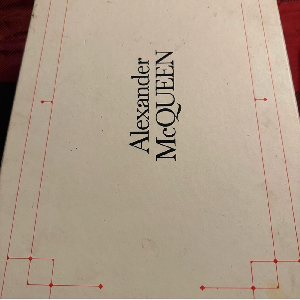 Alexander McQueen Cream and Red Coffee Table Book